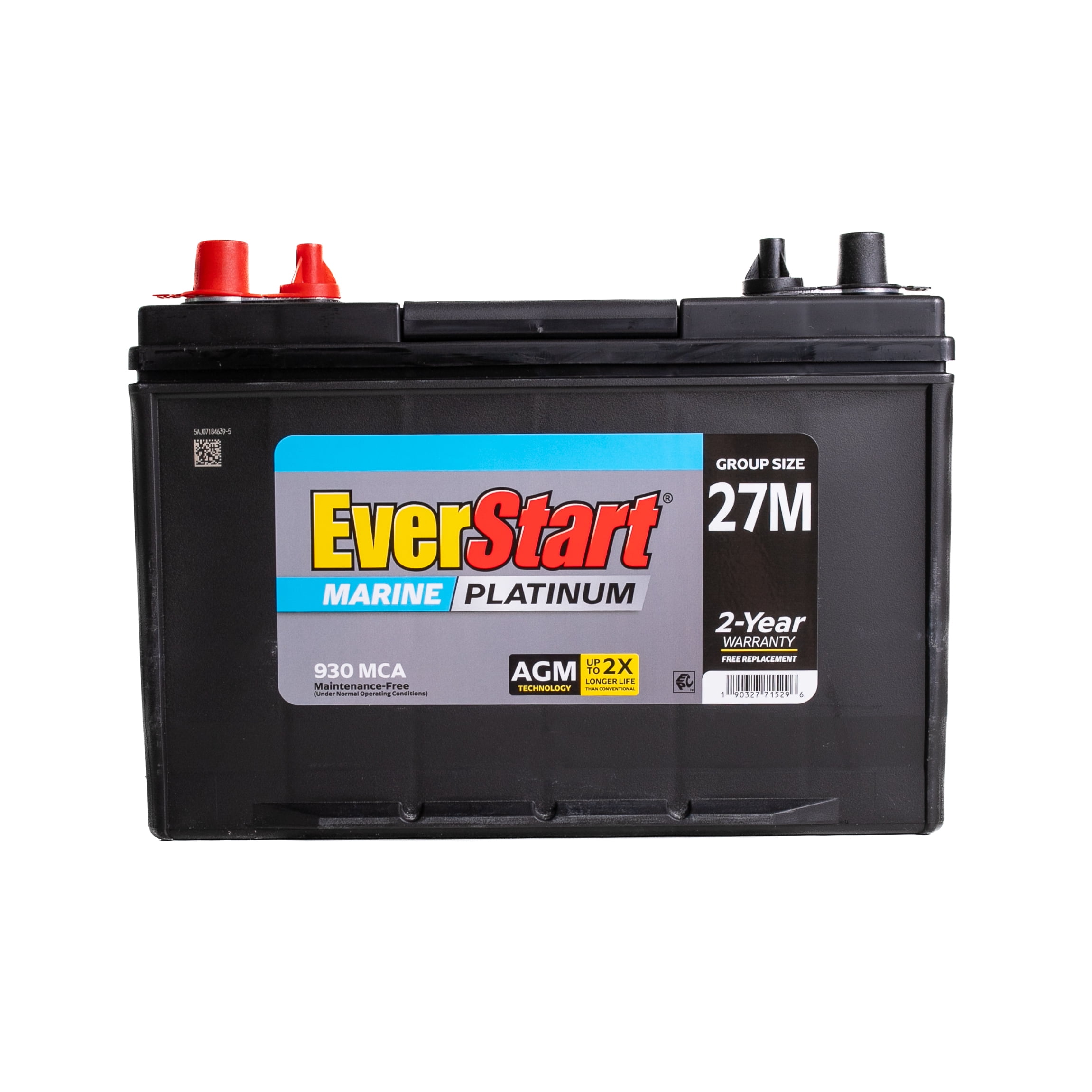 agm@ EverStart Group 27 Marine AGM Battery - Walmart Business Supplies