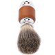 thumbnail image 5 of Brocha de afeitar para barba para hombre, mango de madera de goma, limpieza Facial, cepillo de recorte espumoso para peluquería, 5 of 8