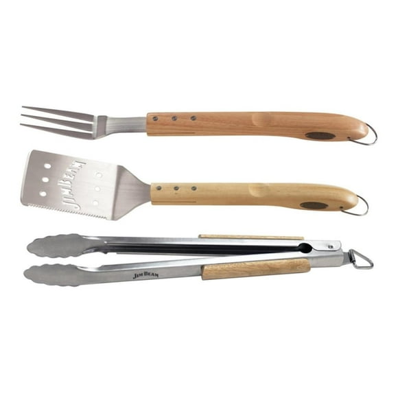 Set de 3 Utensilios Jim Beam para Asador