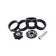 thumbnail image 4 of Yuarrent CANSUCC 8 piezas/Kit aleación bicicletas auriculares espaciador portátil Universal resistente reemplazable ciclismo lavadora rojo Type2 NO2, 4 of 6