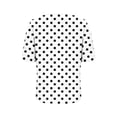 thumbnail image 5 of zbxnLI Womens Fashion Cute Shirt Top V Neck Summer Puff Short Sleeve Outfits Comfort Casual Loose Tops for Women, 5 of 7