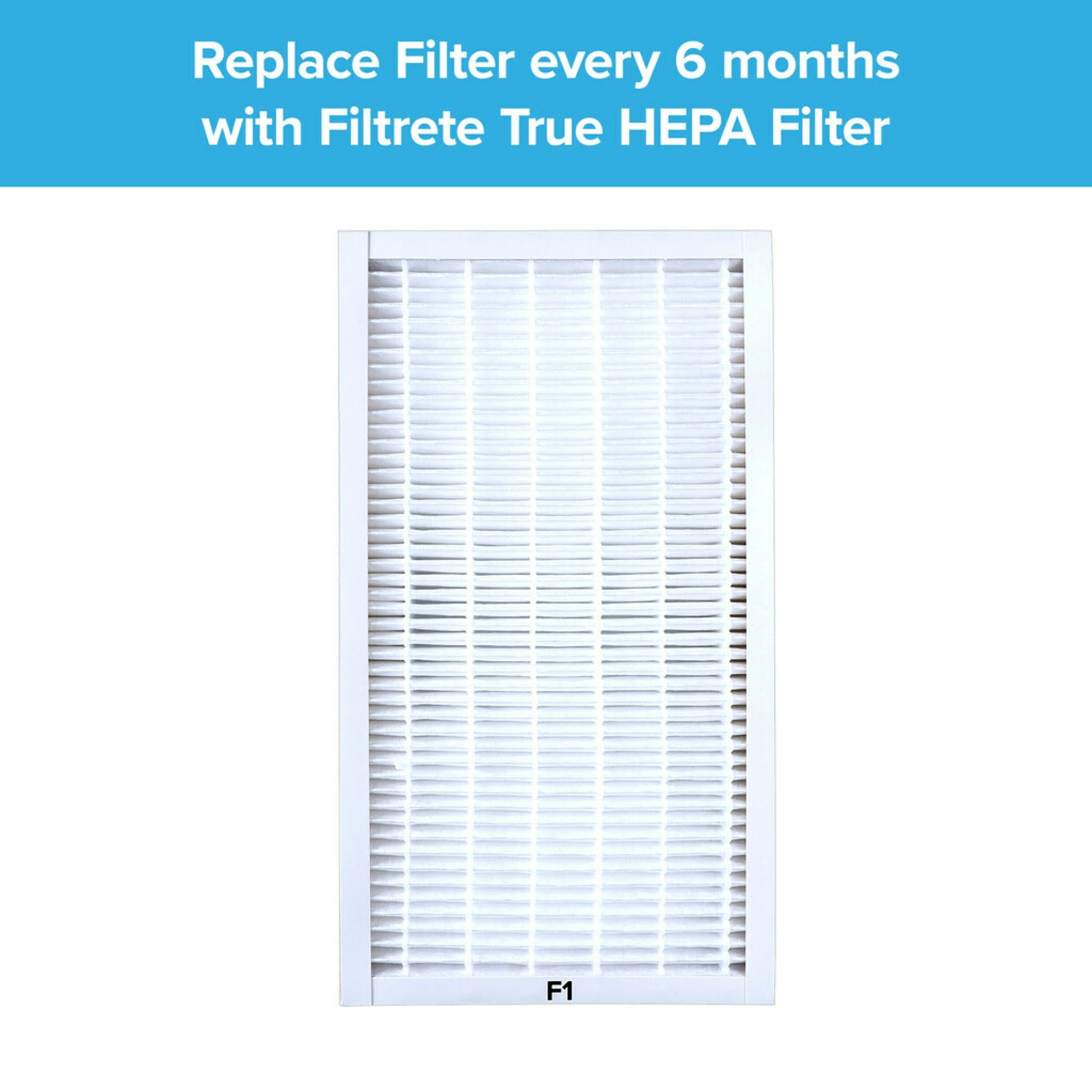 Filtrete by 3M Allergen Reduction  Odor Reduction HEPA-Type Air Purifier Filter, F1