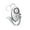 Silver, variant on Alarm 130dB Keychain LED Light Emergency Safe Panic Personal Protection