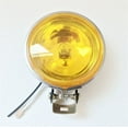 thumbnail image 3 of 3" Round 12V 55W Car Fog Light Lamp DRL Driving Work Light Yellow + Halogen Bulb, 3 of 5