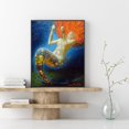 thumbnail image 1 of Cuadros Decorativos Pintura abstracta de resina de diamante redondo serie Animal (E337) Likrtyny embutido en tela, 1 of 9