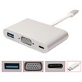 thumbnail image 3 of Adaptador de cargador hembra 3 en 1 tipo C 3.1 a USB3.0/ VGA/ tipo C para Macbook-109928.01, 3 of 9