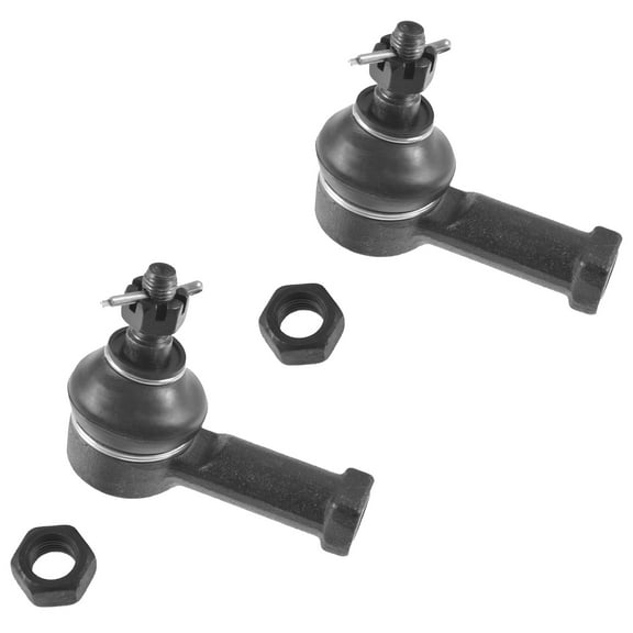 TRQ Front Outer Tie Rod Ends LH & RH Pair Set Fits Select Chrysler Dodge Eagle Mitsubishi