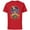 Red, variant on Disney Aladdin Jasmine Magic Carpet Ride 30th Anniversary - Short Sleeve Cotton T-Shirt for Adults - Customized-Black
