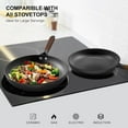 thumbnail image 4 of 12 Inch Cast Iron Skillet Nonstick Frying Pan with Removable Handle, PFAS-Free, Oven & Dishwasher Safe, 4 of 6