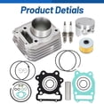 thumbnail image 2 of Genrics Cylinder Top End Kit Gasket Kit Replacement for Honda Fourtrax 300FW 4x4 2x4 1988-2000, 2 of 7