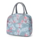 thumbnail image 1 of (Azul Flamenco) 1 bolsa de almuerzo aislada para comidas de oficina Bolsa de picnic aislada Bolsa de bolsillo de lona impermeable para mujeres, hombres, escuela y oficina niñas niños ER, 1 of 5