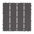 thumbnail image 2 of Plastic Interlocking Deck Tiles,44 Pack Patio Deck Tiles,12"x12" Square Waterproof Outdoor All Weather Use, Patio Decking Tiles for Poolside Balcony Backyard, Grey, 2 of 9