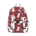 thumbnail image 3 of Christmas Corgi Backpack for School,Cute School Bag,Schoolbag with Adjustable Shoulder Straps & Padded Back,15"x11.42"x5.5", 3 of 6