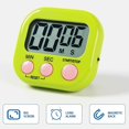 thumbnail image 2 of BRILLAR Temporizador de cocina digital magnético, temporizador de entrenamiento para ejercicios de estudio de horneado, reloj de cuenta atrás y cuenta atrás con alarma fuerte - verde, 2 of 5