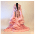 thumbnail image 1 of Mialoley Robe Kimono en Peluche à Manches Longues pour Femmes, Robe Extra Longue Transparente, 1 of 1