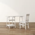 thumbnail image 6 of Prenna Wood 2-Piece Writing Desk and Chair Set in White, 6 of 6