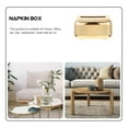 thumbnail image 2 of Shisuyan Facial Tissue Box Golden 1Set 7.1x4.7x3.9in, 2 of 8