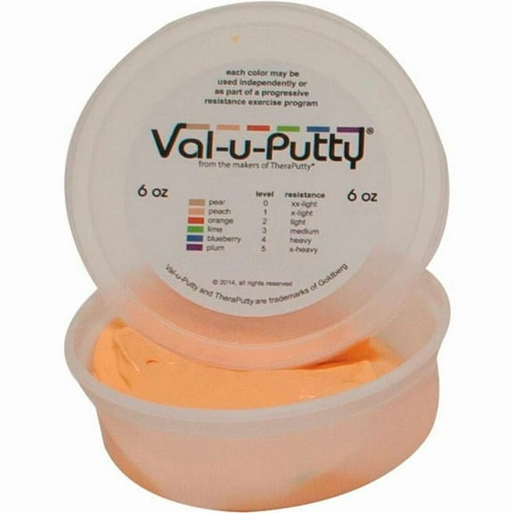 Fabrication B2176925 Val-U-Putty Exercise Putty - Peach - X-Soft - 6 oz