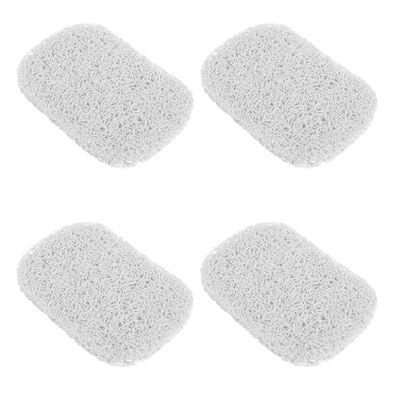 4PCS Soap Dishes Pads Soap Holders Bar Soap Pads Soap Lifting Pads Shower Soap Pads Kitchen Bathroom Supplies for Travel and Hotel