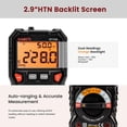 thumbnail image 3 of KAIWEETS Digital Multimeter TRMS 6000 Counts Voltmeter Auto-Ranging Fast Accurately Measures Voltage Current Amp Resistance Diodes Continui, 3 of 7
