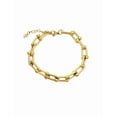 thumbnail image 1 of Pulsera de oro laminado en forma de U, 1 of 7