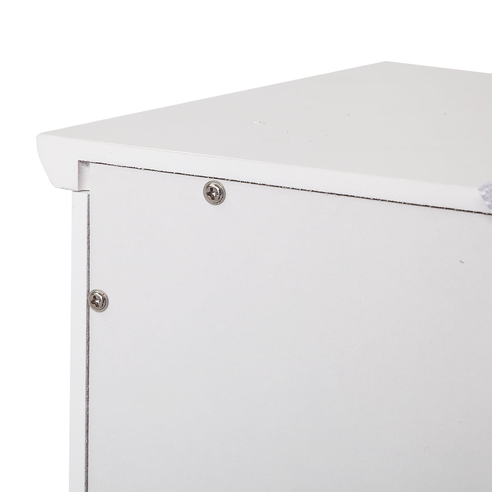 4 Drawers Storage Cabinet White