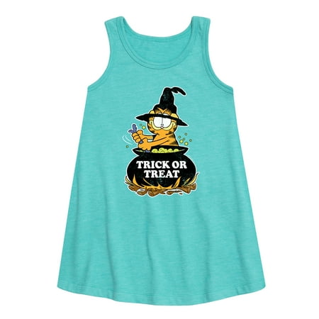 

Garfield - Trick Or Treat - Toddler and Youth Girls A-line Dress