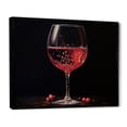 thumbnail image 2 of Designart "Glowing Garnet I" Wine Floater Framed Wall Art Prints, 2 of 5