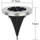 thumbnail image 4 of Luces solares para jardín Lámpara solar Luz de calle blanca cálida con 8 LED Luz de calle LED para exterior IP65 8er in Lámpara solar para exterior, 4 of 8