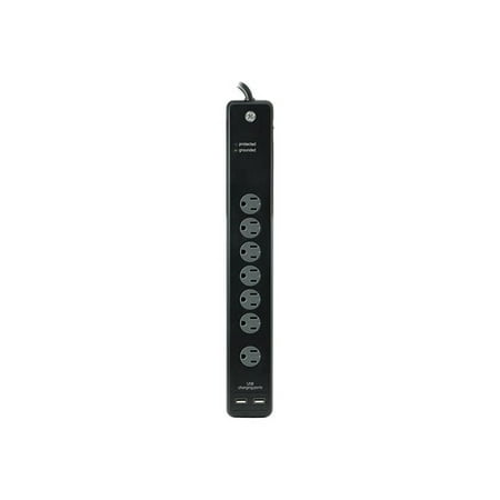 GE - Advanced Surge Protector - Black