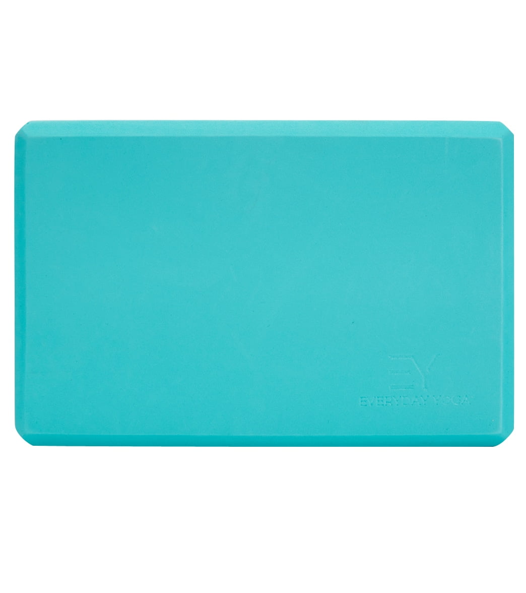 Everyday Yoga High-Density Foam Block, Lightweight & Durable with Smooth Beveled Edges