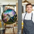 thumbnail image 2 of Hanging Wreath, Colorful Circular Wall Decoration, Window Decoration, Festival Decorations, 16 * 16* 0.4cm, 2 of 5