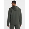 thumbnail image 4 of Athletic Works Men's Fusion Knit Full Zip Hoodie Jacket, Sizes XS-3XLT, 4 of 6