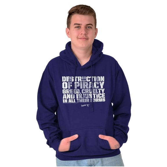 the Phantom Superhero Motto Hoodie Sweatshirt Women Men Brisco Brands S