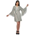 thumbnail image 2 of Moomaya Cotton Womens&nbsp;Robe&nbsp;Dressing&nbsp;Gown&nbsp;Printed Short Bridal Shower&nbsp;Robes, 2 of 6