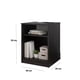 thumbnail image 4 of Buro Recamara Mesa de Noche Organizador Almacenamiento Negro, 4 of 4