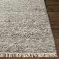 thumbnail image 4 of Hauteloom Dennard Living Room, Bedroom Area Rug - Texture - Black, Ivory - 9' x 12', 4 of 11