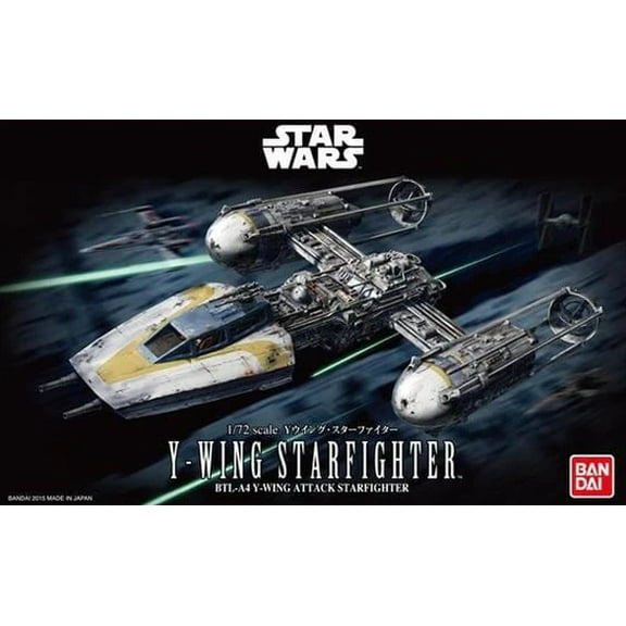 Bandai Hobby Star Wars Y-Wing Starfighter 1/72 Scale Model Kit