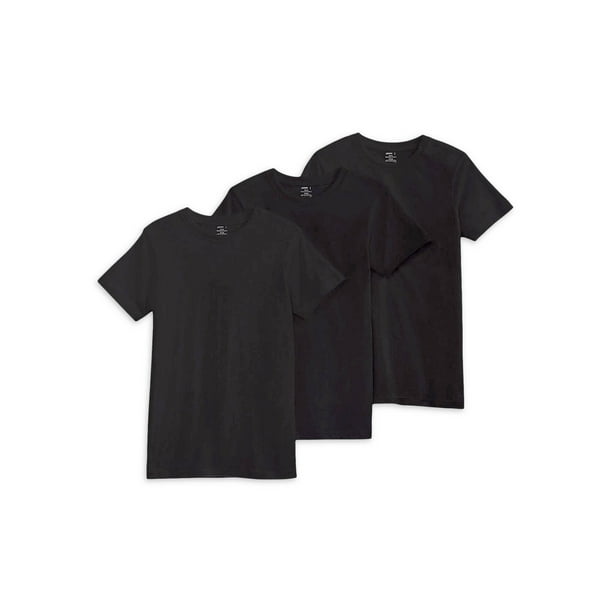 Jockey Essentials Boys Crew Neck Undershirt With Stay New Technology, 3