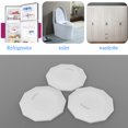 thumbnail image 3 of Tope de puerta SNMIRN de silicona de 3" protector de pared, 3 piezas, 3 of 6