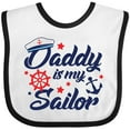 thumbnail image 3 of Inktastic My Daddy is My Sailor Boys or Girls Baby Bib, 3 of 4