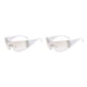 thumbnail image 4 of Guardurnaity Gafas de sol ligeras para hombres Gafas de sol duraderas y elegantes para mujeres Gafas de sol para mujeres Gafas de sol para mujeres lente C5-blanco 2piezas, 4 of 6