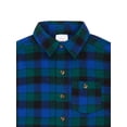 thumbnail image 5 of Wonder Nation Boys Flannel Shirt and Graphic Tee Set, 2-Piece, Sizes 4-18 & Husky, 5 of 8