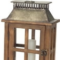 thumbnail image 4 of Set Of Two Brown Flameless Floor Lantern Candle Holder, 4 of 6