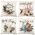 thumbnail image 2 of Funda de almohada navideña para sala de estar, decoración del hogar, cojín de sofá, funda de almohada de Noel Natal, 45cm, 2 of 4