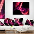 thumbnail image 4 of Designart Fractal Purple Connected Stripes - Contemporary Throw Pillow - 16x16, 4 of 5