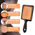 thumbnail image 4 of Square Paddle Cushion Hair Brush with Square‑Tipped Bristles for Gentle Detangling, Scalp Massage Hairbrush for Wet Dry All Hair Types, 4 of 8