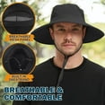 thumbnail image 4 of Sombrero de pescador EINSKEY, impermeable, de ala ancha, unisex, 4 of 8