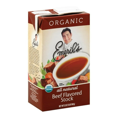 Emeril Organic Beef Stock - Pack of 6 - 32 Oz.