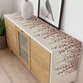 thumbnail image 4 of Brown Eucalyptus Leaves Table Runner - 36 Inch Long, Kitchen Dining Table Runner Dresser Scarves, Spring Leaves Plants Country Beige Farmhouse Decor for Coffee Tables Wedding Party Banquet, 4 of 8